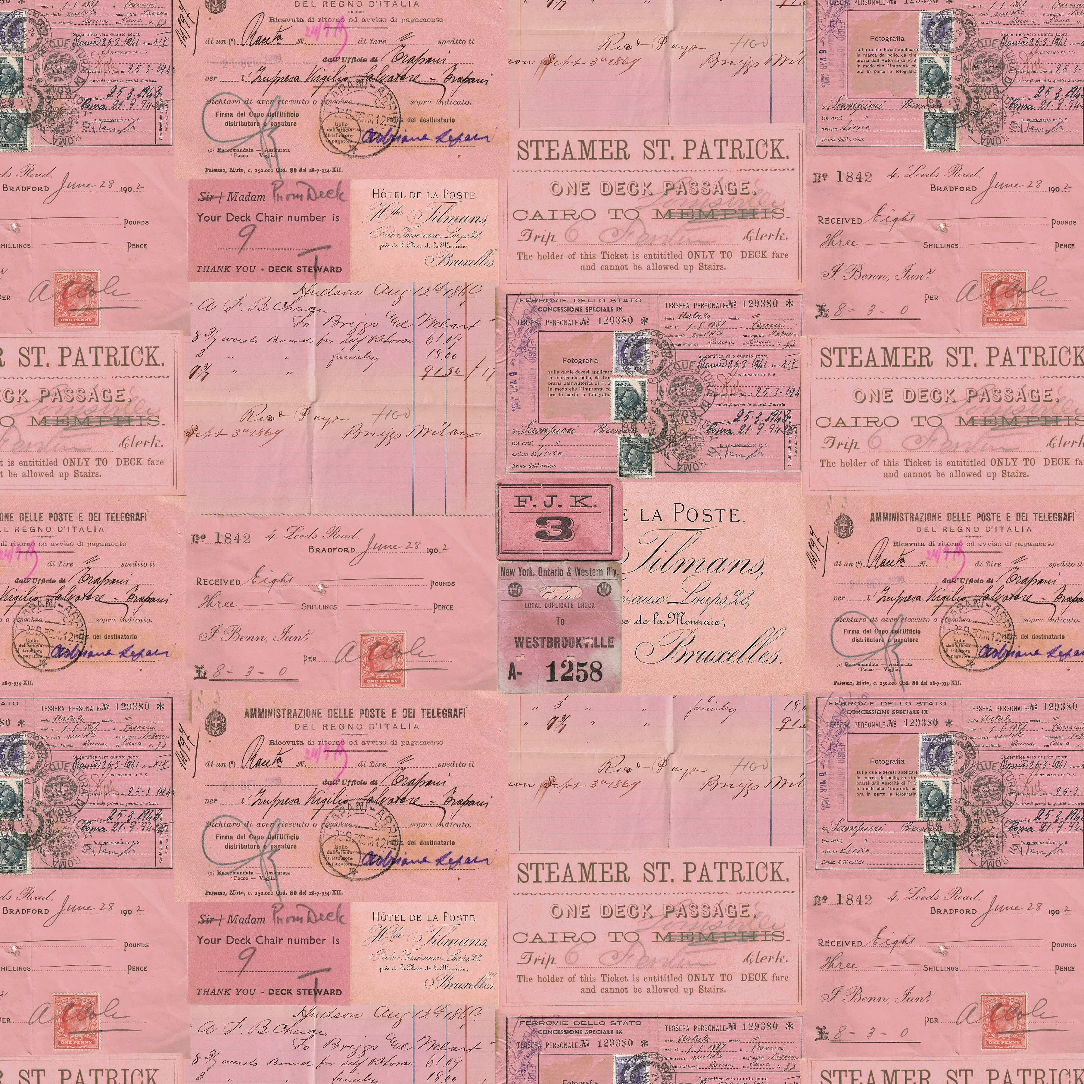Palette Pink - 44" - 100% cotton - Tim Holtz - Image 12
