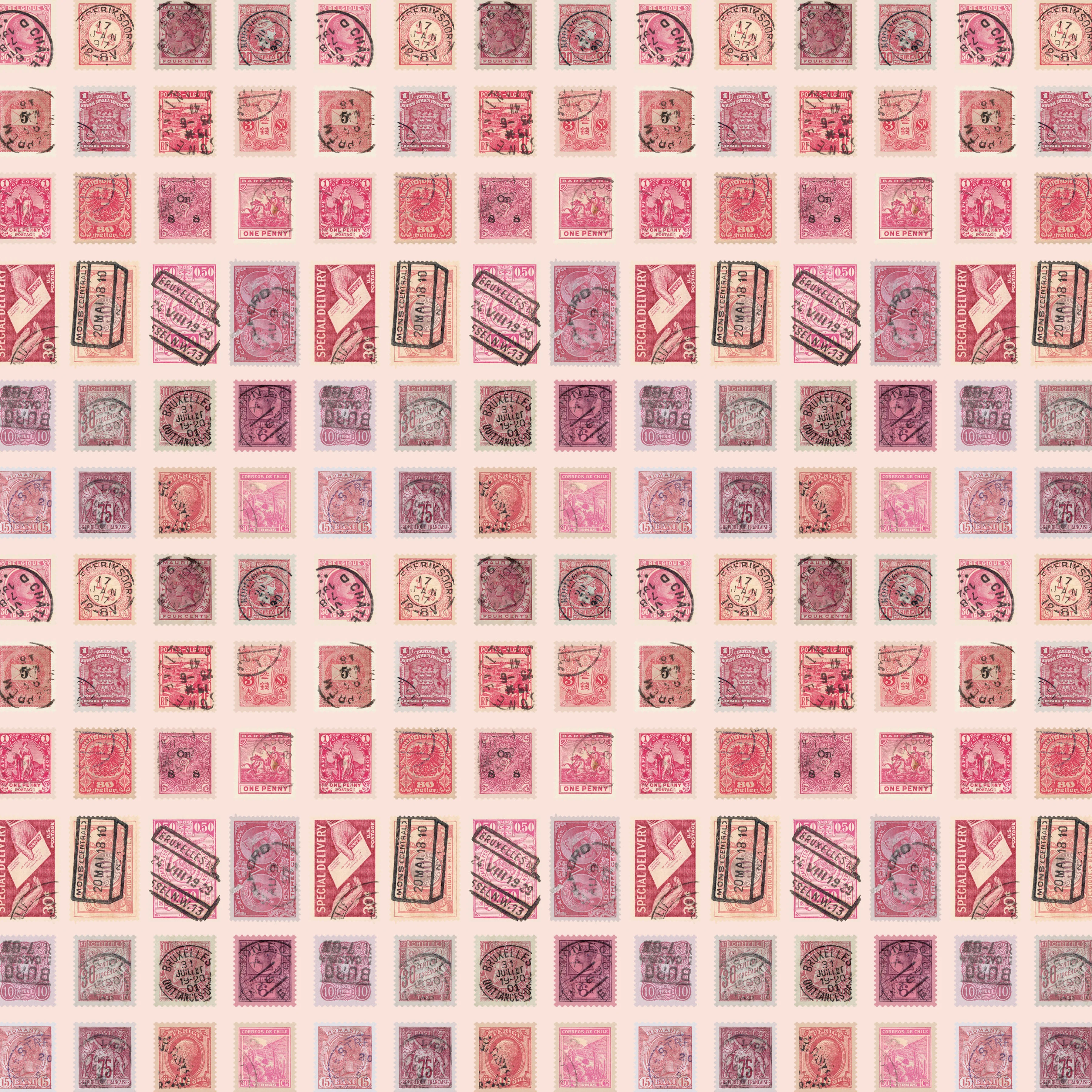 Palette Pink - 44" - 100% cotton - Tim Holtz - Image 4