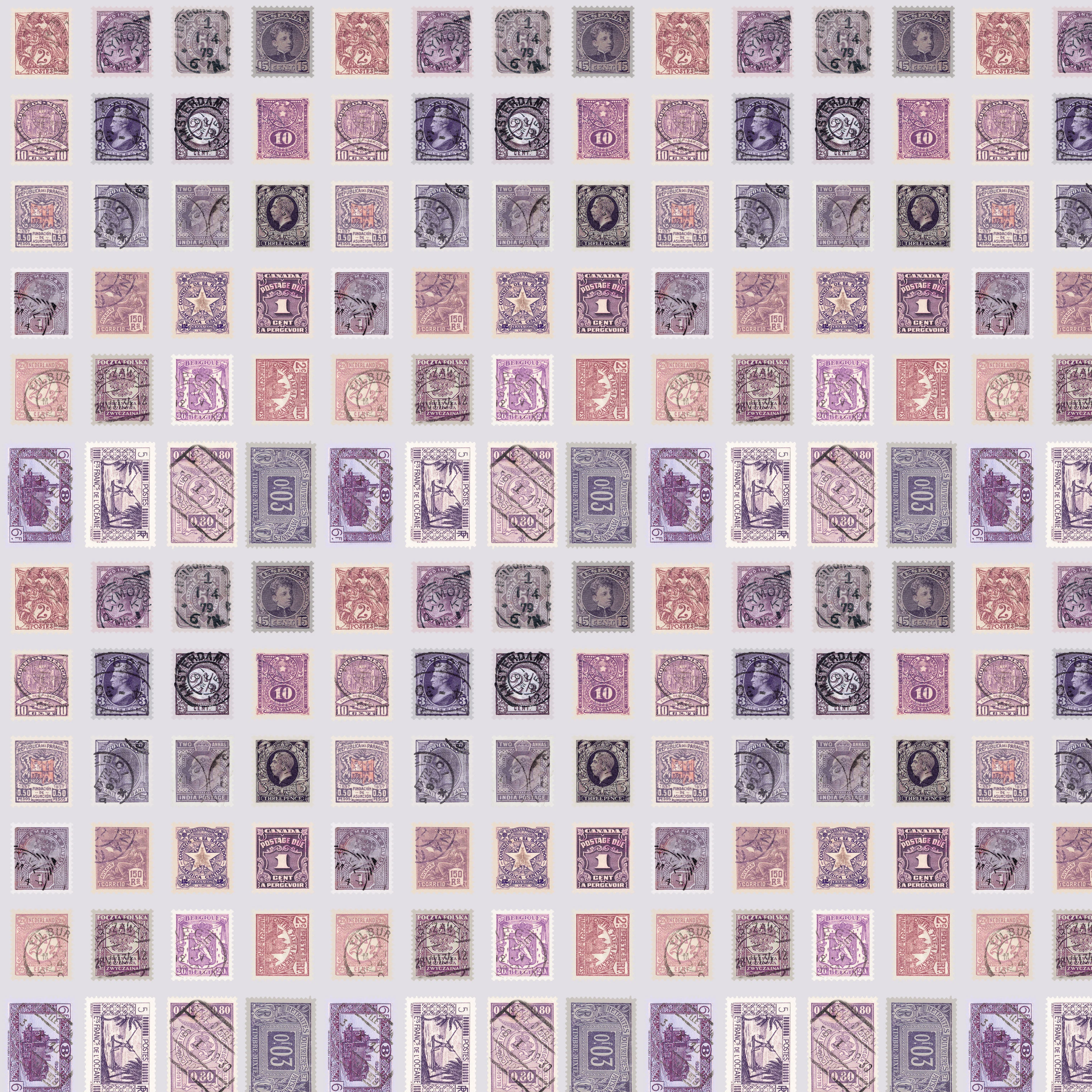 Palette Purple - 44" - 100% cotton - Tim Holtz - Image 4