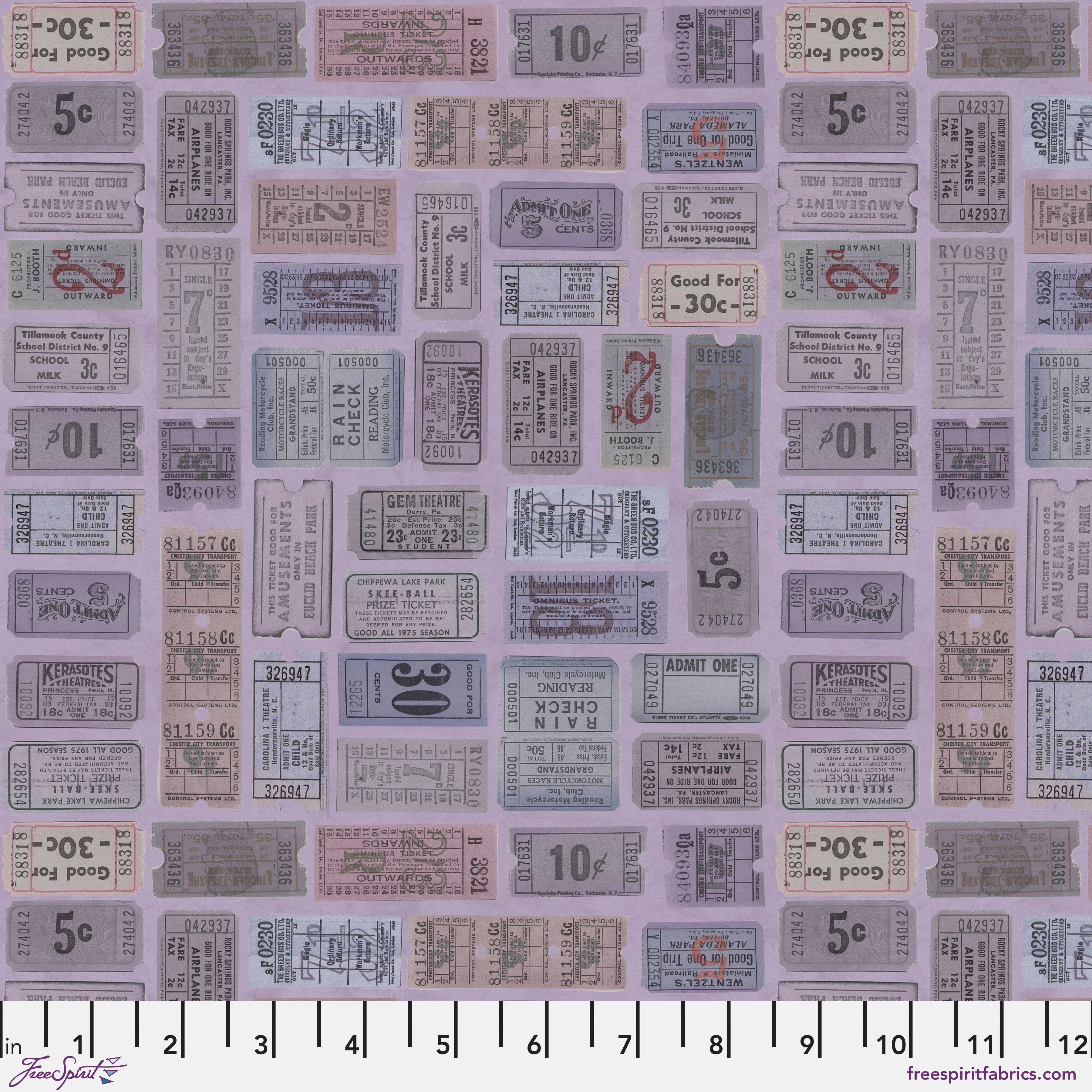 Palette Purple - 44" - 100% cotton - Tim Holtz - Image 7