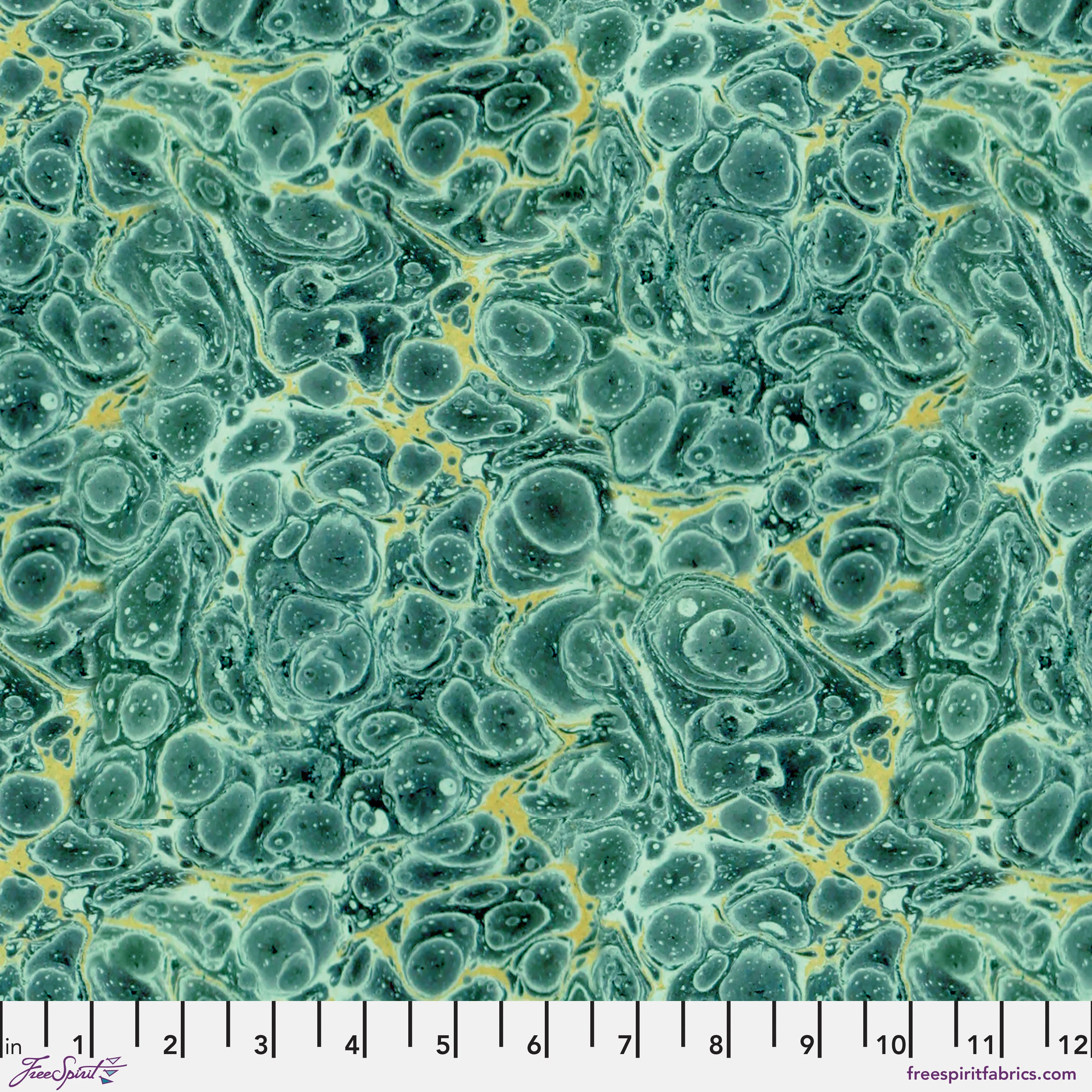 Palette Teal - 44" - 100% cotton - Tim Holtz - Image 21