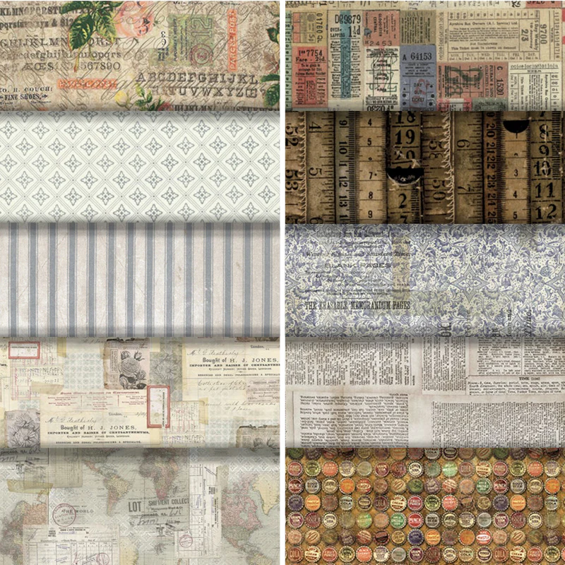 Foundations - 45" - 100% Cotton - Tim Holtz