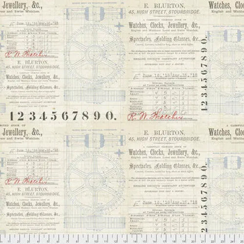 Foundations - 45" - 100% Cotton - Tim Holtz - Image 20