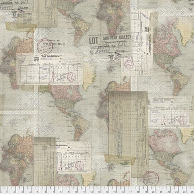 Foundations - 45" - 100% Cotton - Tim Holtz - Image 35