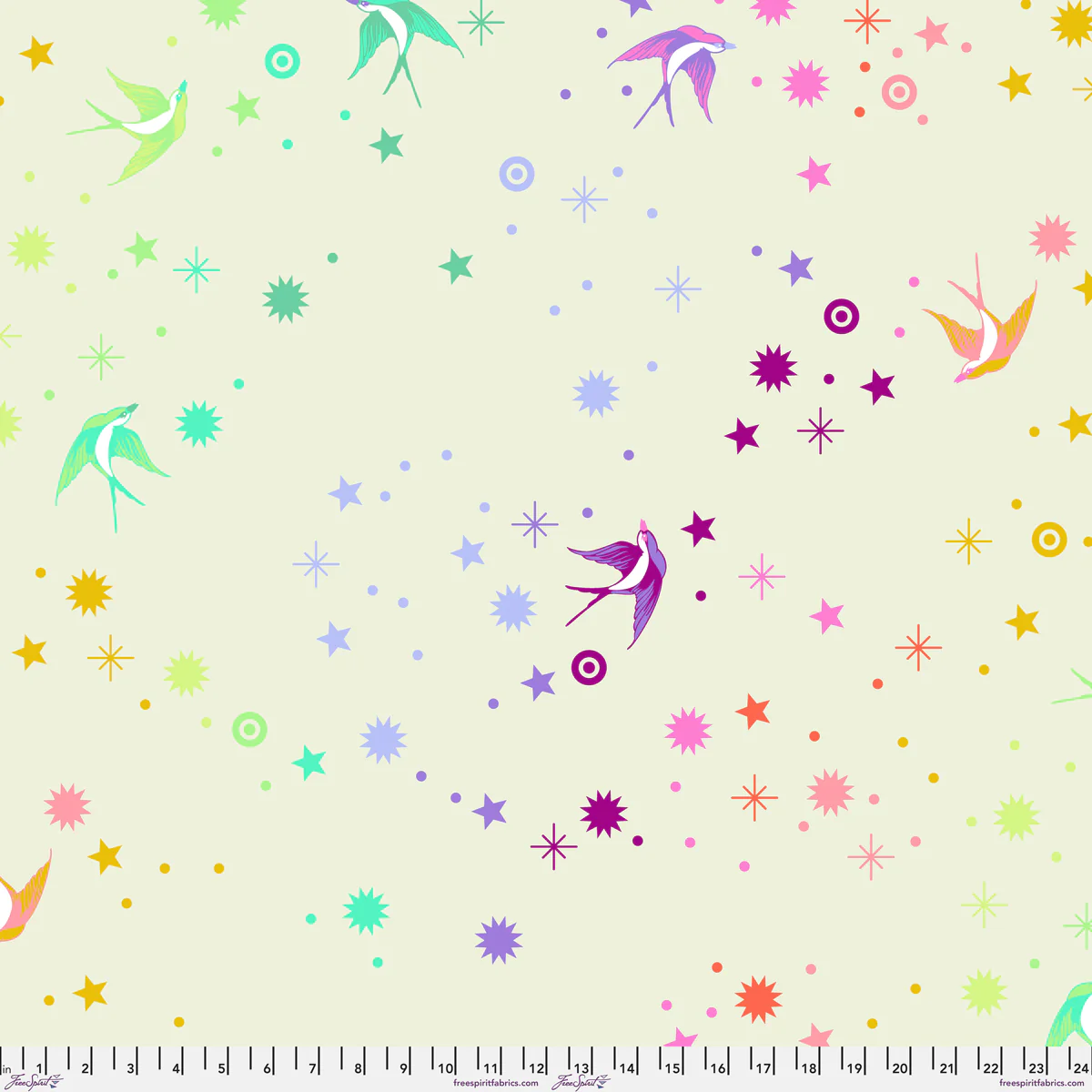 True Colors - Tula Pink - 108" - 100% cotton sateen - Image 3
