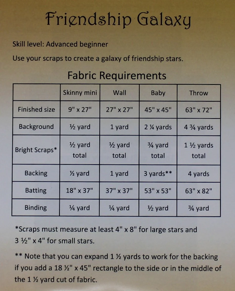 Friendship Galaxy - Quilting Pattern - Devoted Quilter - Image 2