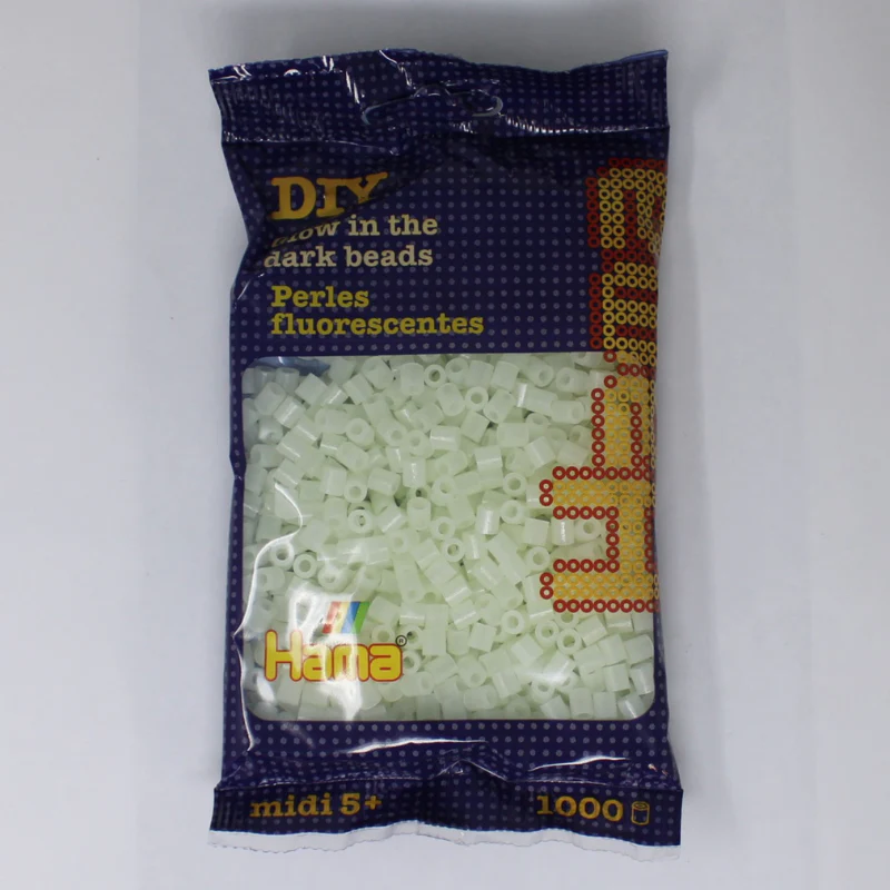 Glow in the Dark Perler Beads - 1000 Bead Bag - Image 2