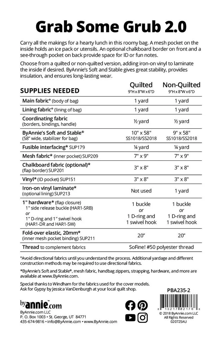 Grab Some Grub 2.0 - Bag Pattern - by annie - Image 2