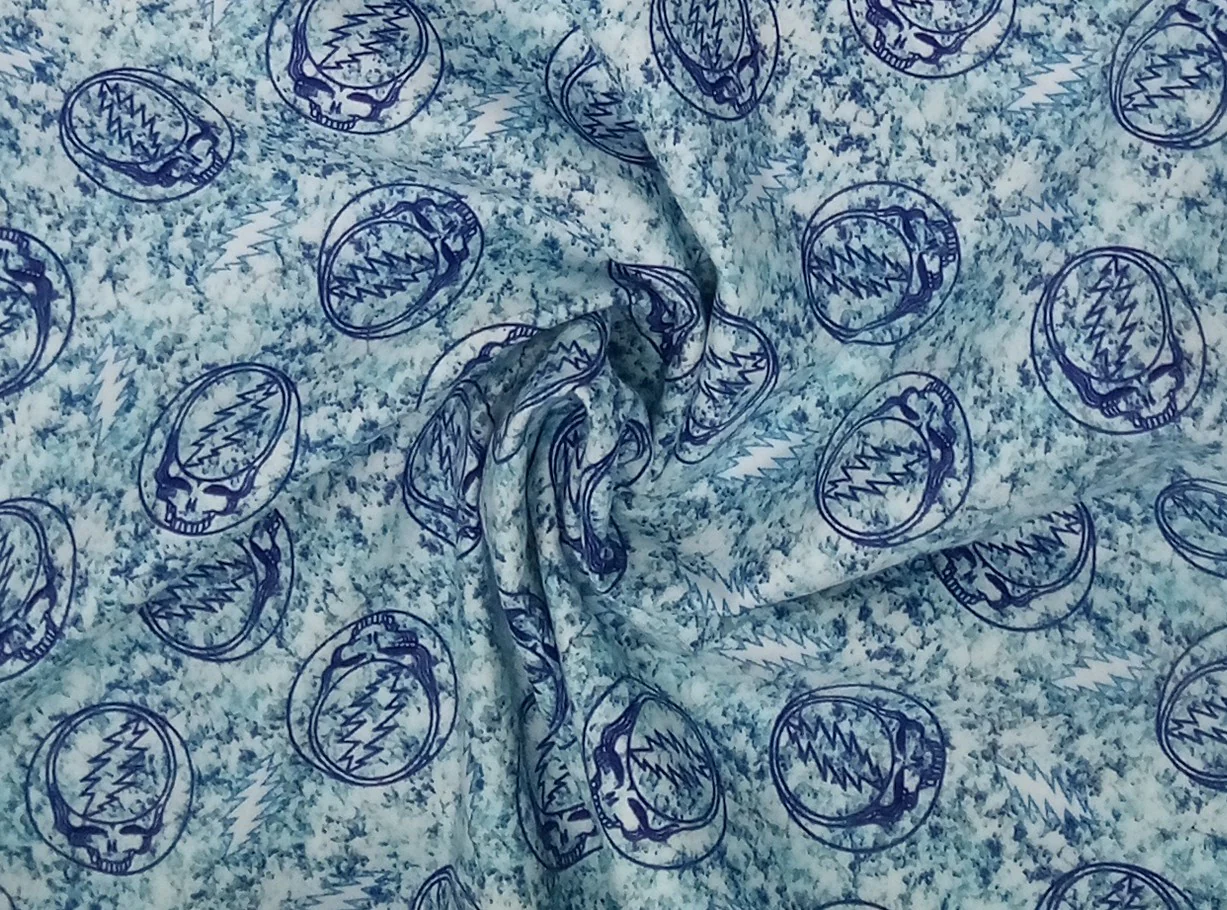 Grateful Dead - 43/44" - 100% Cotton Flannel - Image 3