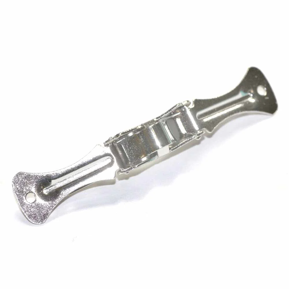 Bow Tie Clip - Silver - 7cm (2 3⁄4″) - Unique Brand - Image 2