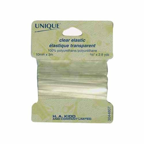 Clear Elastic 10mm x 3m Clear