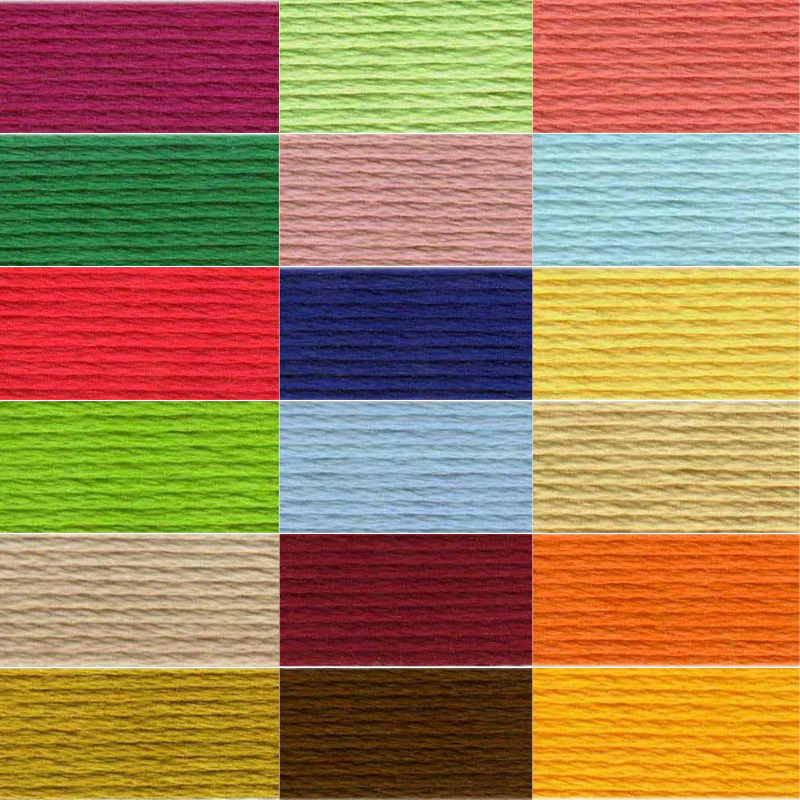 DMC - #117 Cotton Floss - 8m - 100% Cotton - Colours 720 - 920