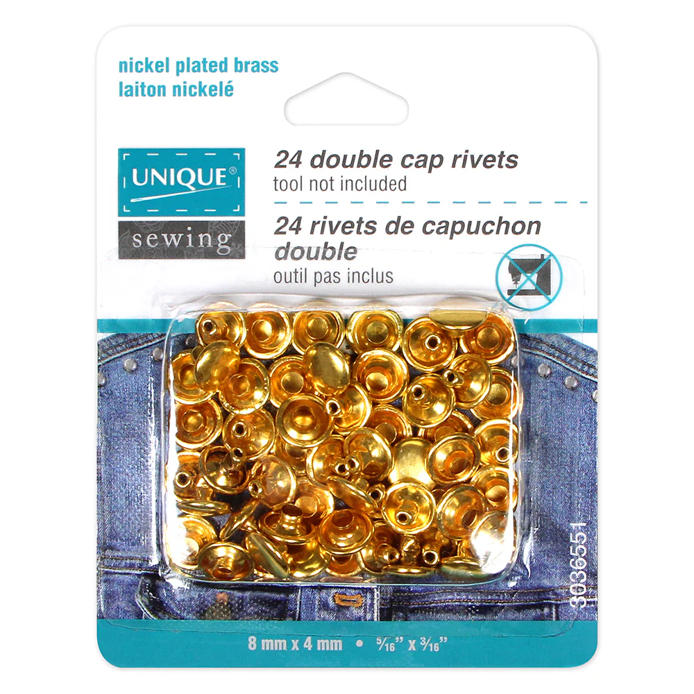 Double Cap Rivets - 24ct - Unique Brand - Image 5