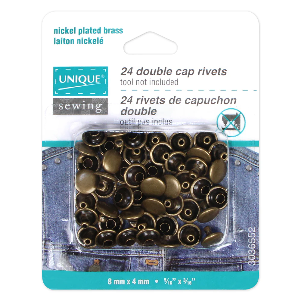 Double Cap Rivets - 24ct - Unique Brand - Image 8
