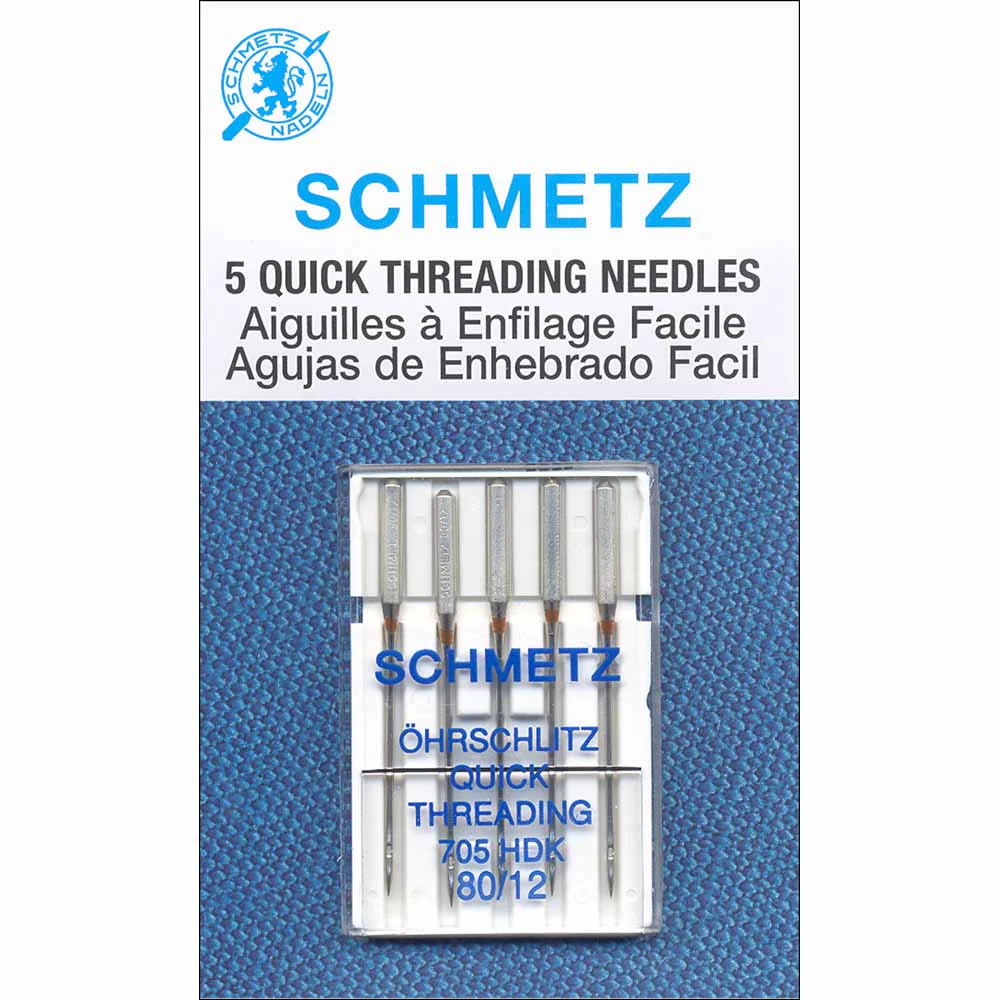 Sewing Machine Needles - Quick Threading - Schmetz