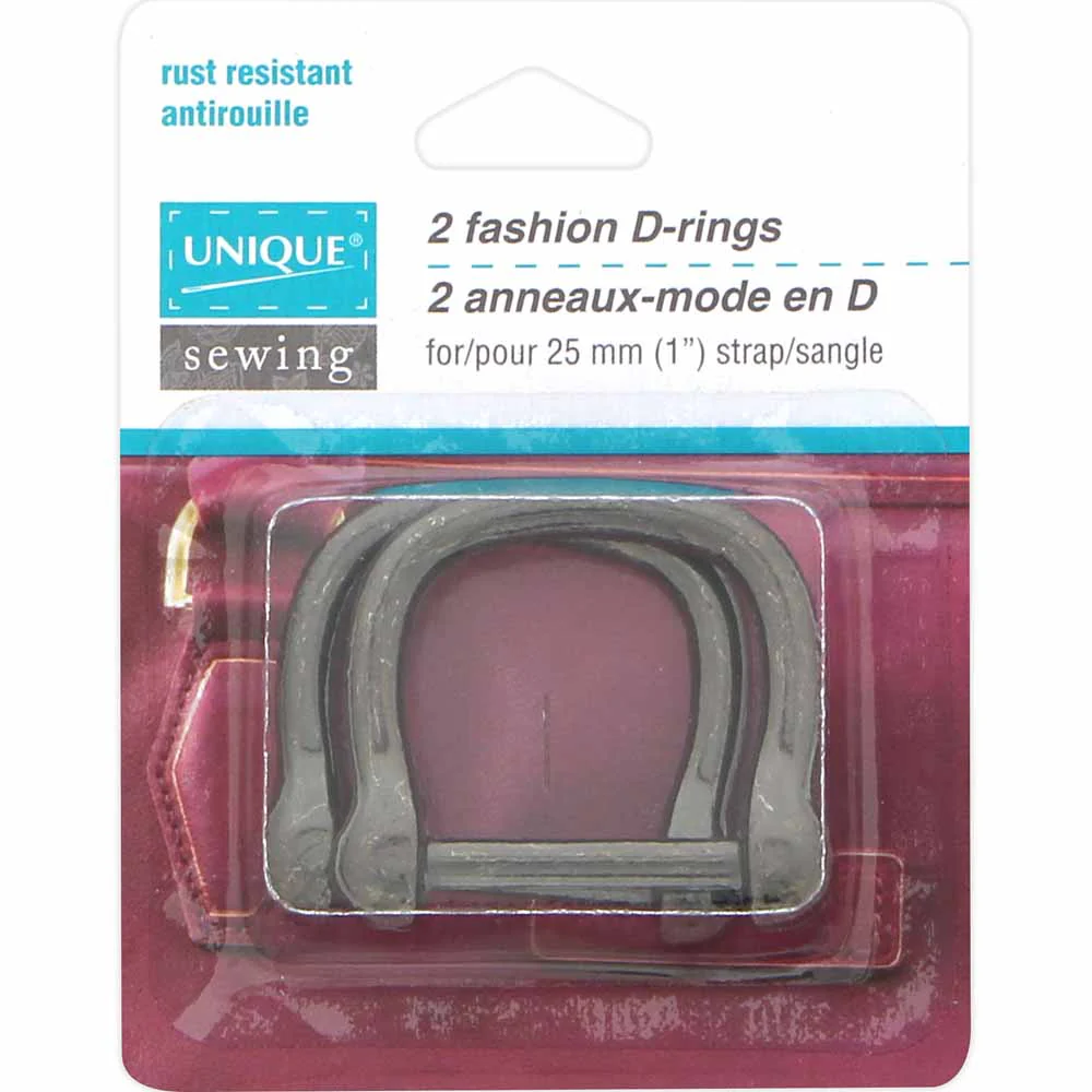 Fashion Metal D Rings - 2ct - Unique Brand - Image 8