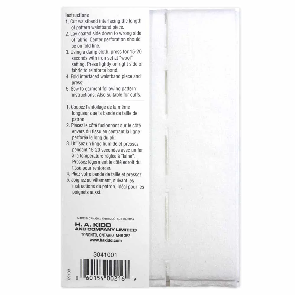 Fusible Waistband 7cm x 2.2m - Image 2
