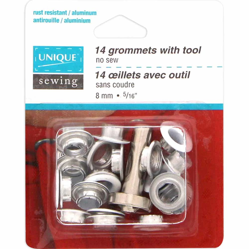 2 Part Grommets with Tool 8mm 14ct - Unique Brand - Image 7
