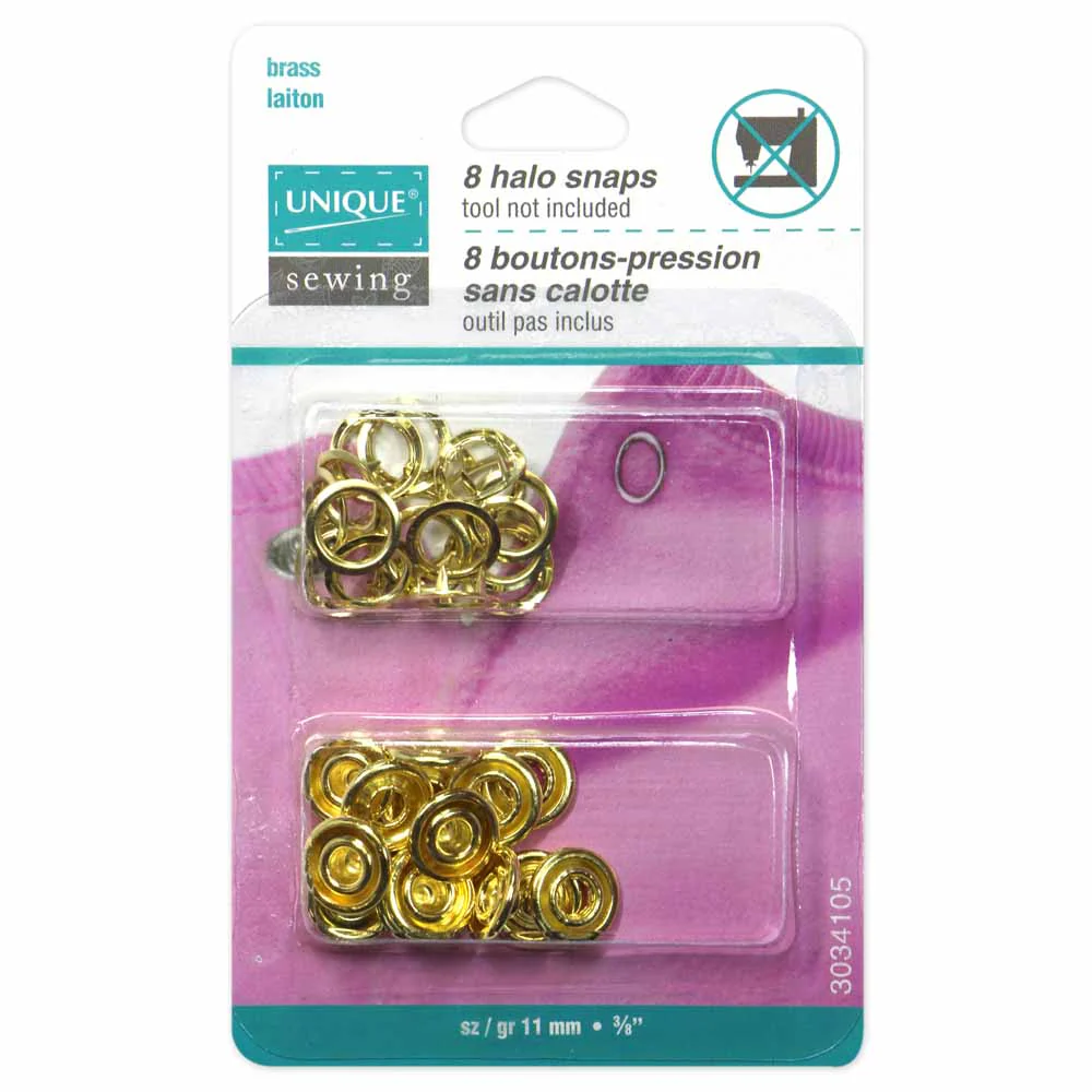 Halo Snaps - 11mm (3/8") - 8 sets - UNIQUE - Image 5