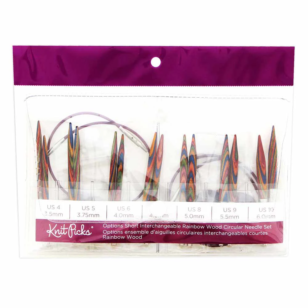 Circular Needle Set - Knit Picks Rainbow Interchangeables