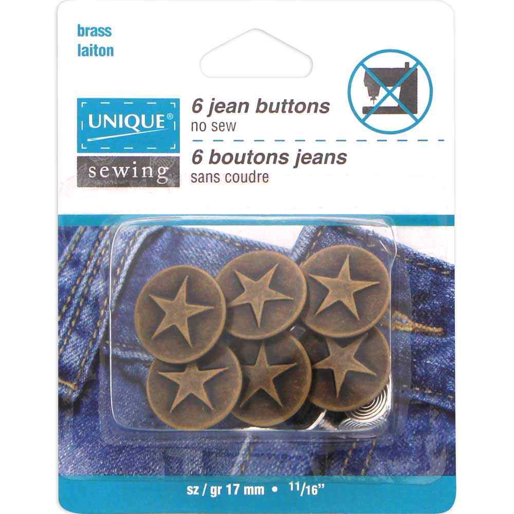 Jean Buttons - 17mm (5/8") - 6pcs - UNIQUE - Image 10