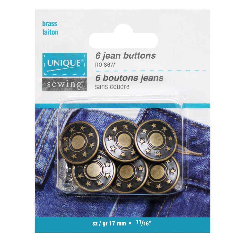 Jean Buttons - 17mm (5/8") - 6pcs - UNIQUE - Image 14