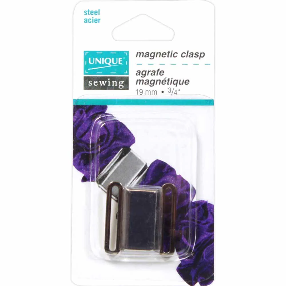 Magnetic Clasp - Silver - 1 pair - UNIQUE - Image 4