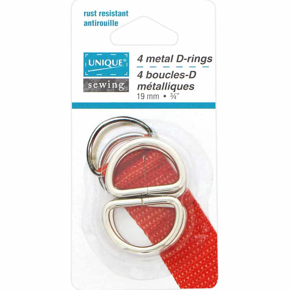 Metal D Rings - Silver - Unique Brand - Image 3