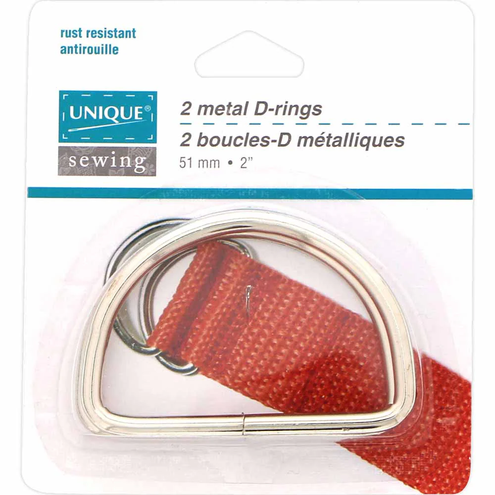 Metal D Rings - Silver - Unique Brand - Image 6