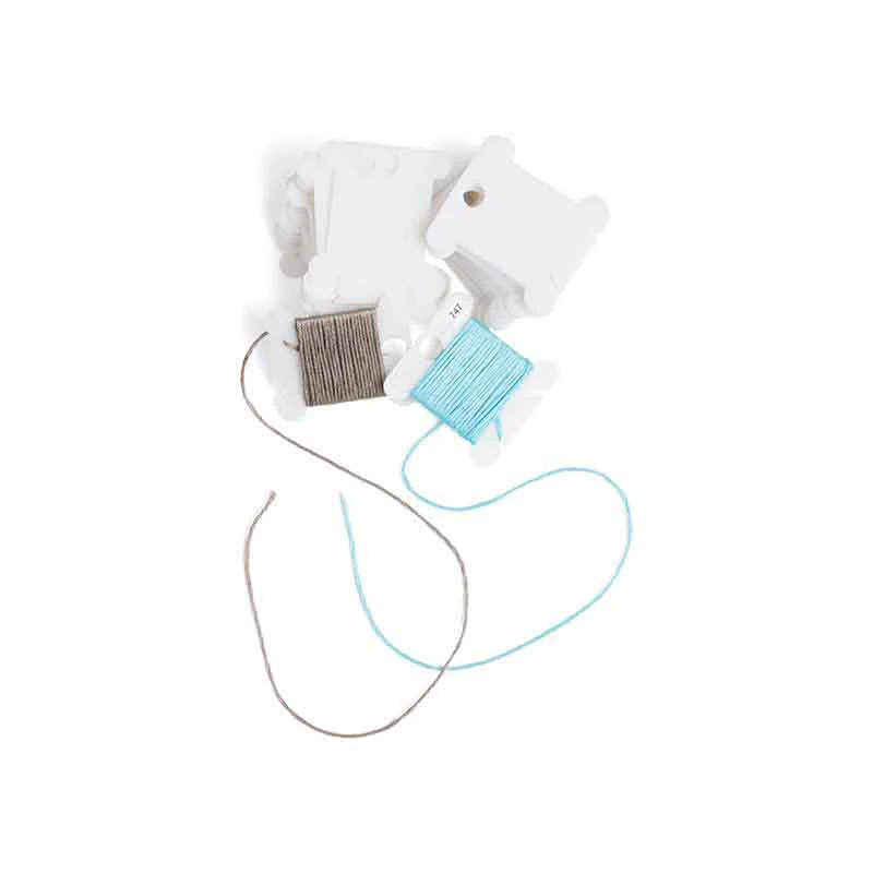 Plastic Bobbins - 28pcs - DMC - Image 2