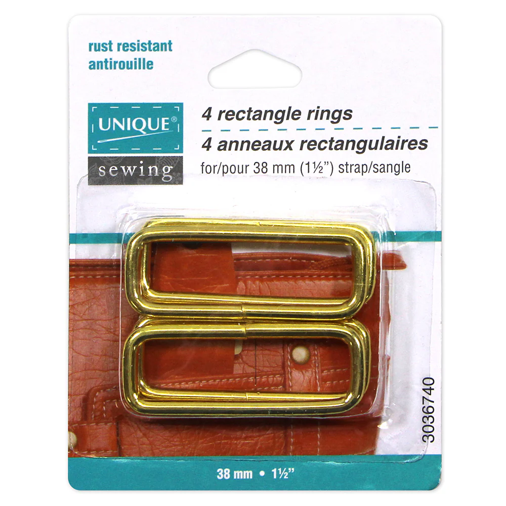 Rectangle Rings - 4ct Gold - Unique Brand - Image 6