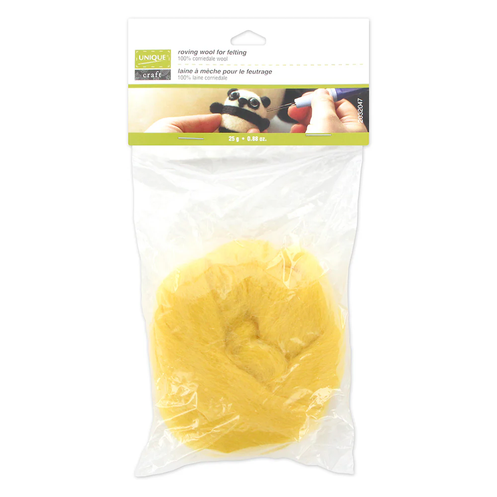 Roving Natural Wool 25g - Image 12