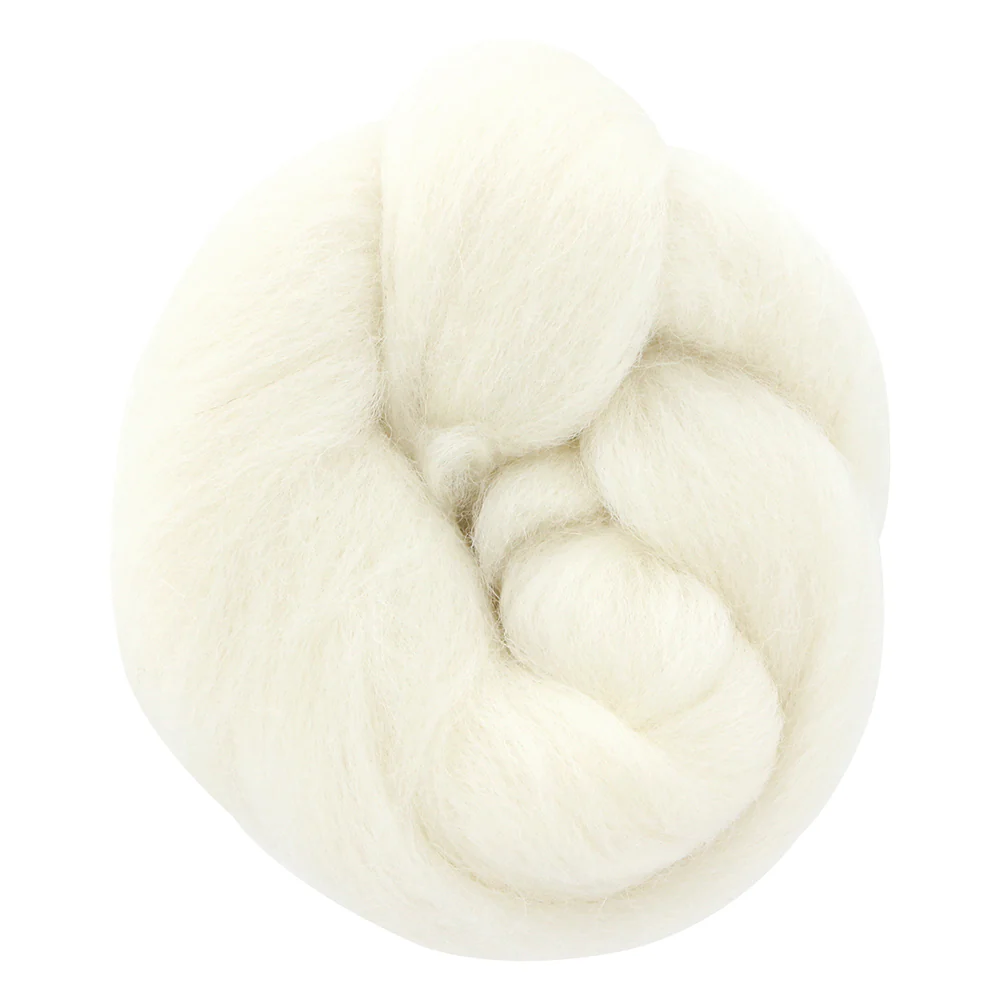 Roving Natural Wool 25g - Image 3