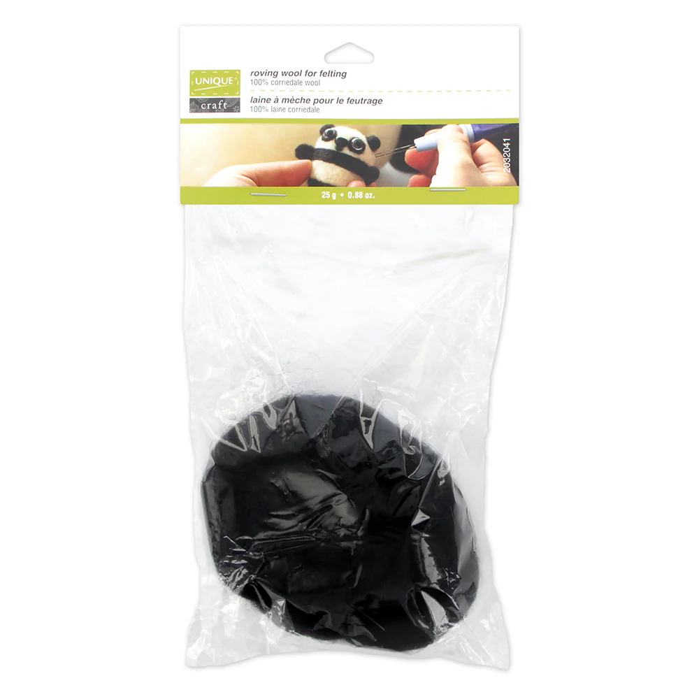 Roving Natural Wool 25g - Image 4
