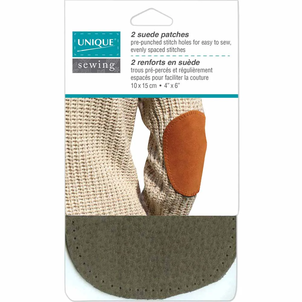 Sew On Suede Patches 4 x 6" 2ct - Image 10