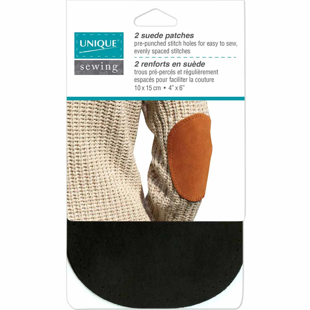 Sew On Suede Patches 4 x 6" 2ct - Image 4
