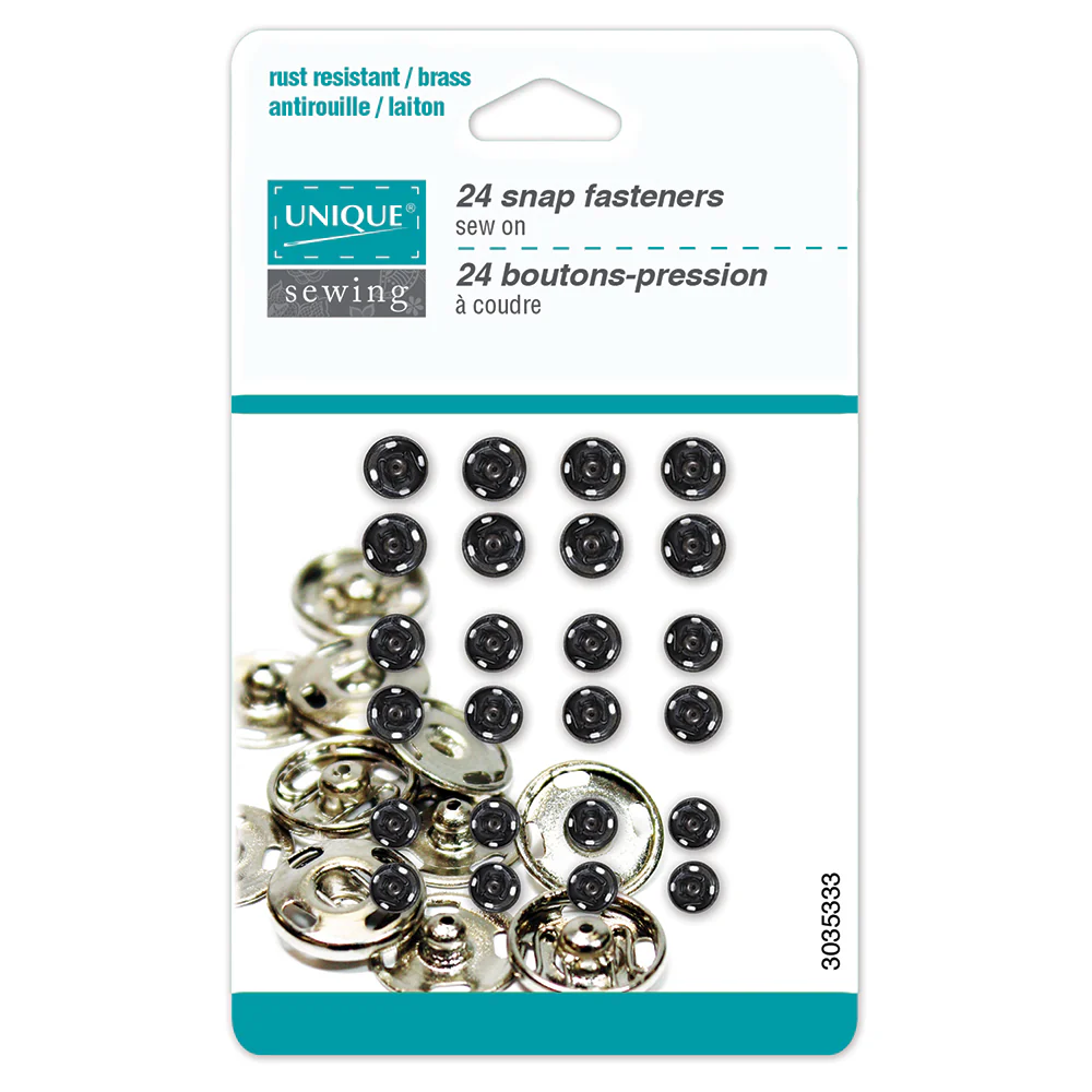 Assorted Sew on Snap Fasteners - 24ct - UNIQUE - Image 3