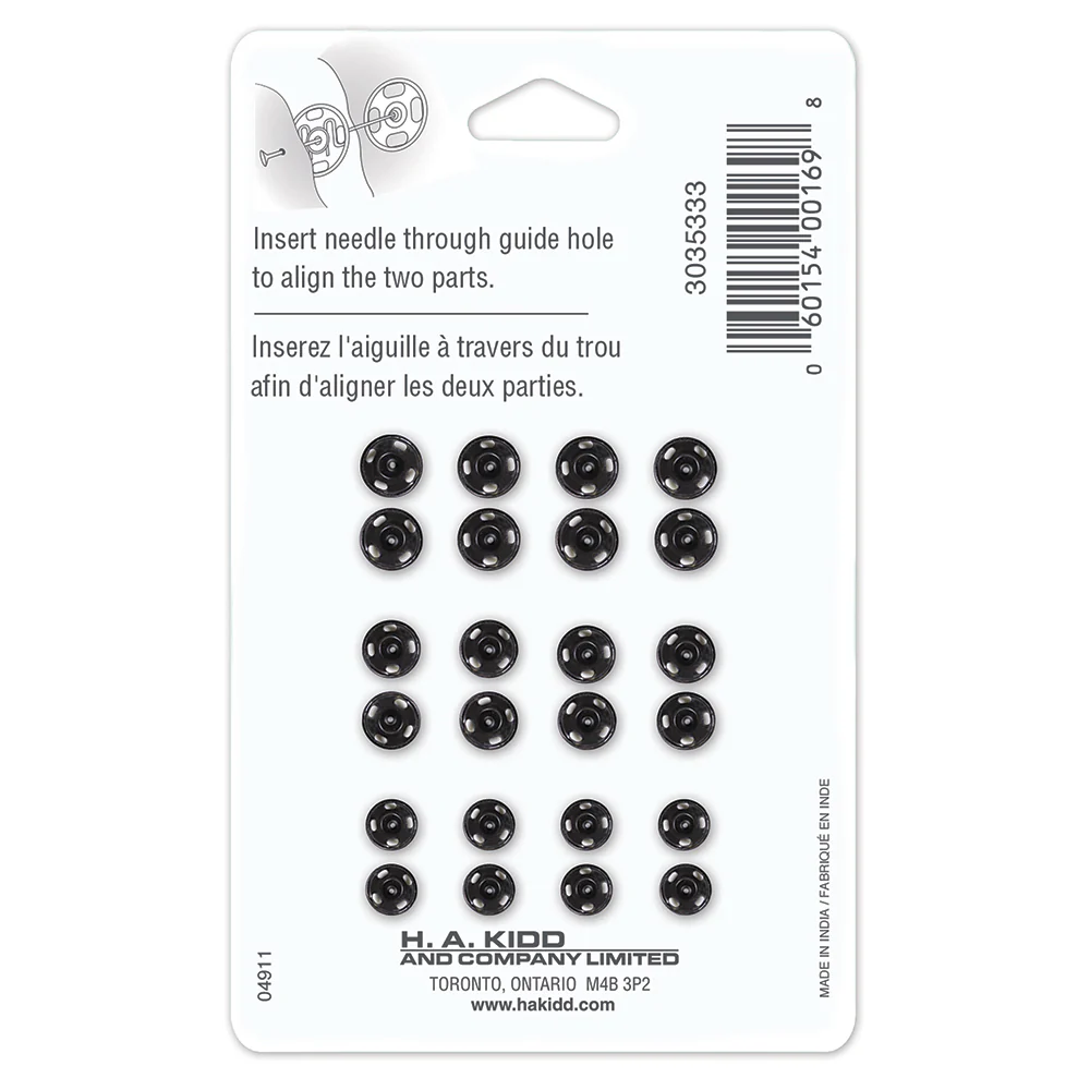 Assorted Sew on Snap Fasteners - 24ct - UNIQUE - Image 4