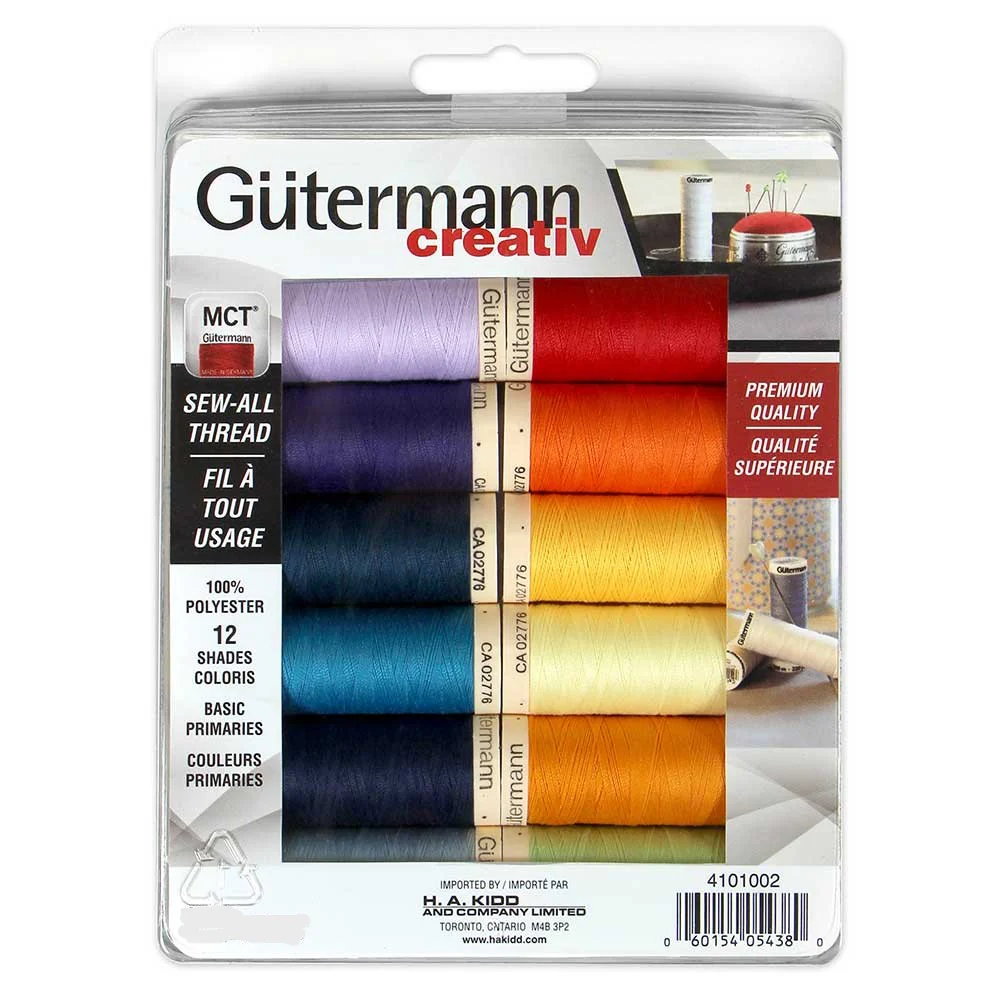 Sew All Thread Assortments - 100m x 12 Shades - Gutermann - Image 4