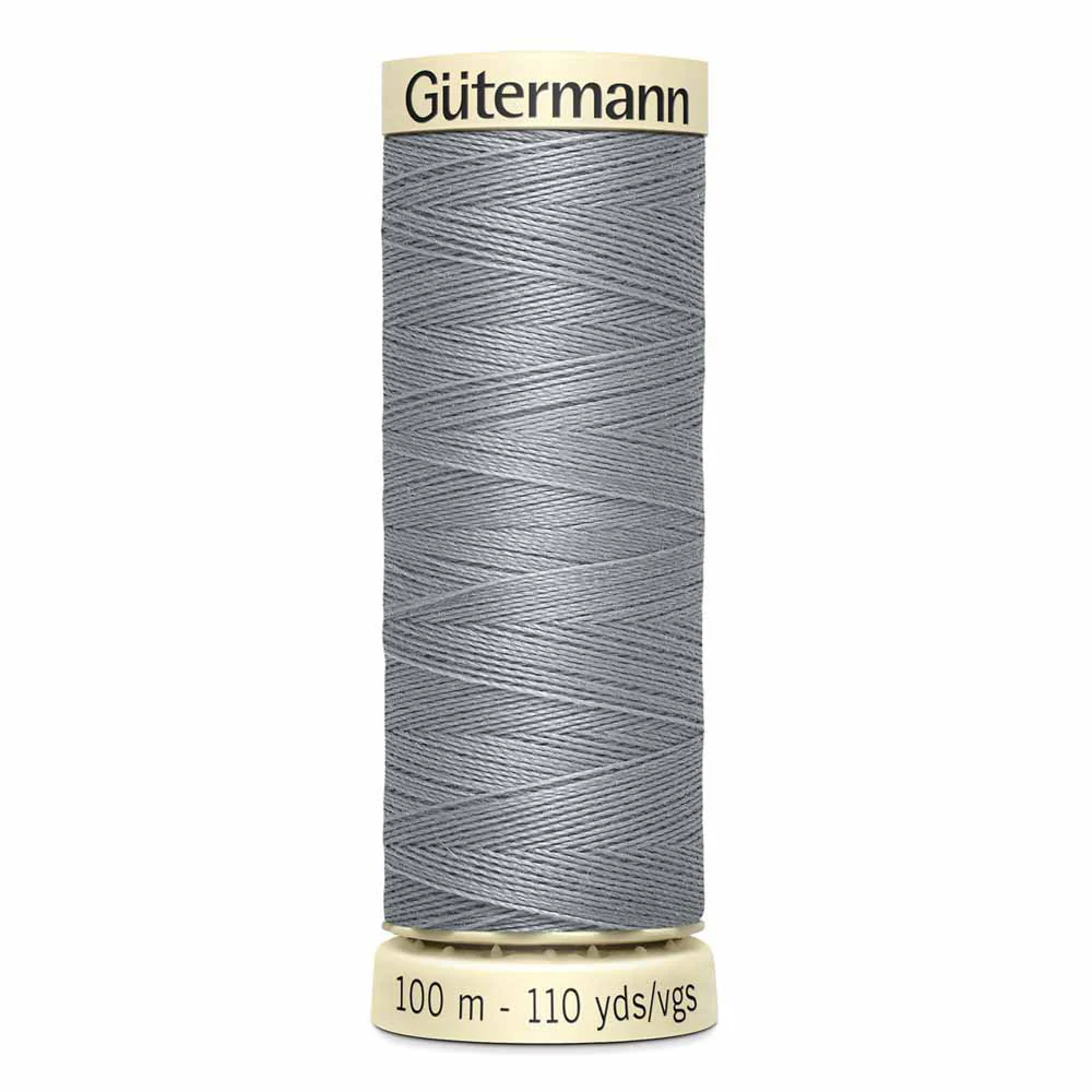 Sew-All Thread - 100m Gutermann - Black & Grey Threads - Image 4