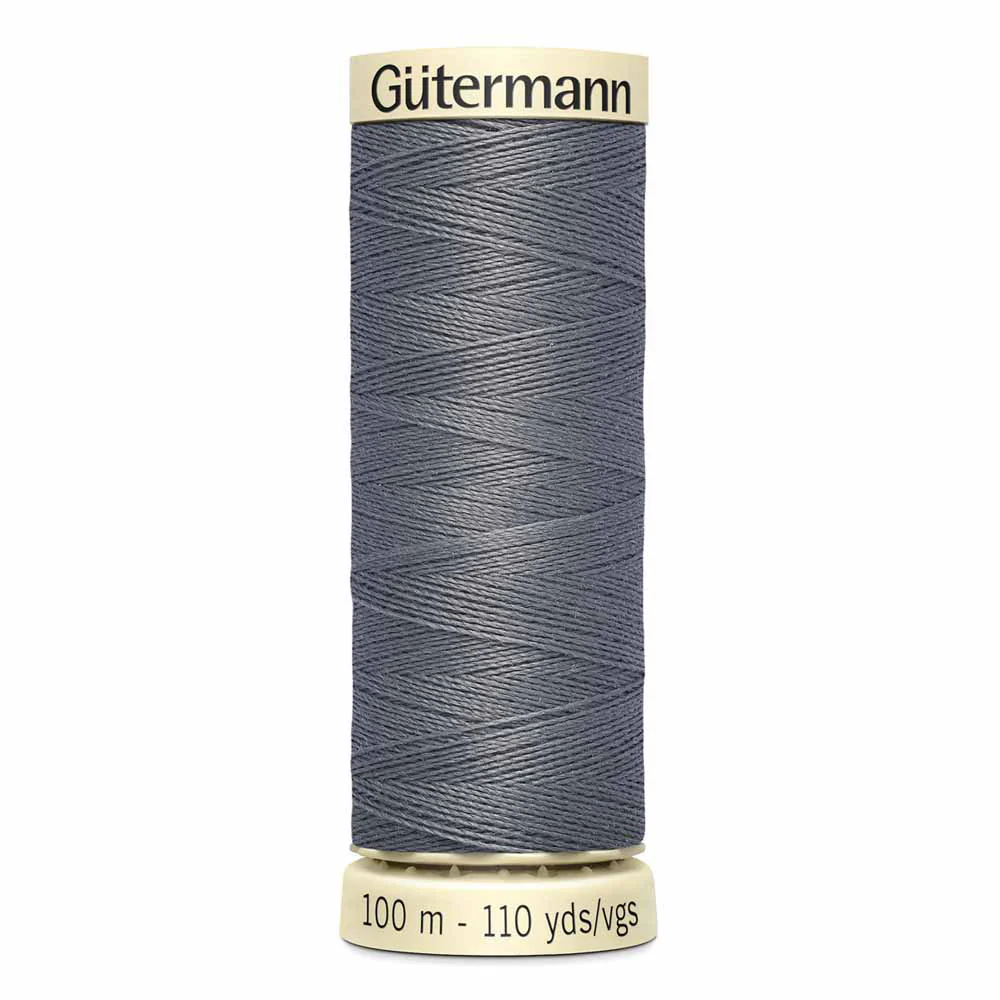 Sew-All Thread - 100m Gutermann - Black & Grey Threads - Image 5
