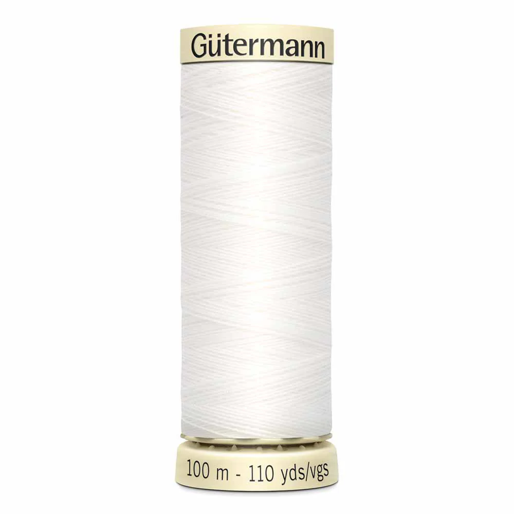 Sew-All Thread - 100m Gutermann - White, Beige & Brown