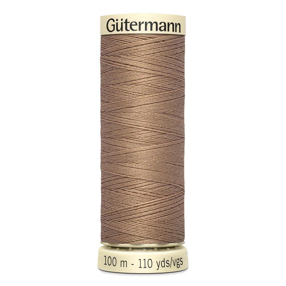 Sew-All Thread - 100m Gutermann - White, Beige & Brown - Image 32