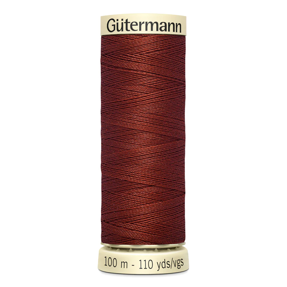Sew-All Thread - 100m Gutermann - White, Beige & Brown - Image 48