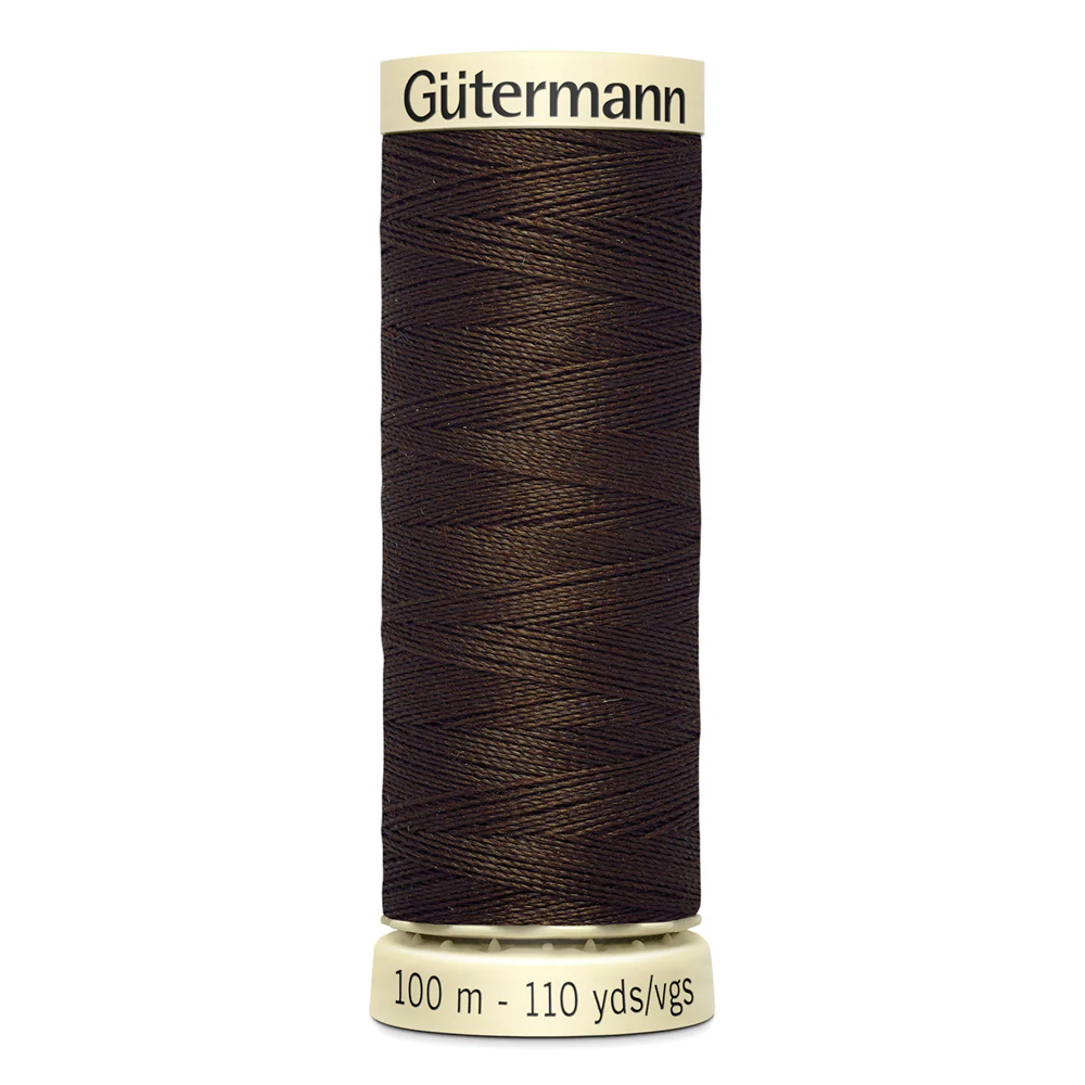 Sew-All Thread - 100m Gutermann - White, Beige & Brown - Image 53
