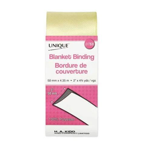 Satin-Weave Blanket Binding - 2" x 4.35m - Unique Brand - Image 4