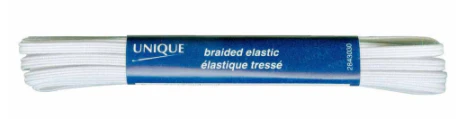 Braided Elastic - 3mm x 3.7 m - Unique Brand