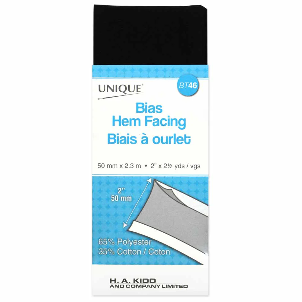 Bias Hem Facing Precut - 50mm x 2.3m - Unique Brand - Image 2