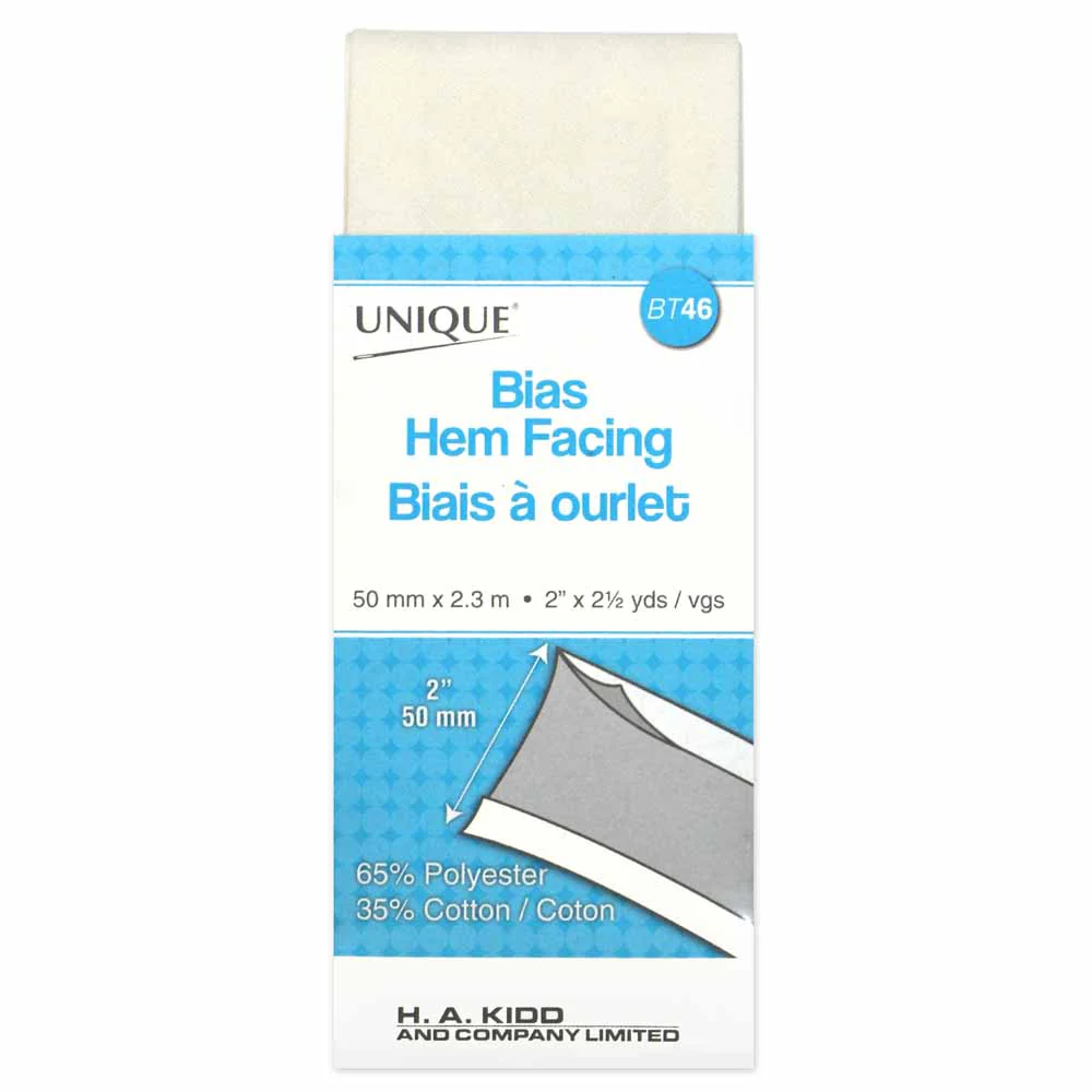 Bias Hem Facing Precut - 50mm x 2.3m - Unique Brand - Image 3