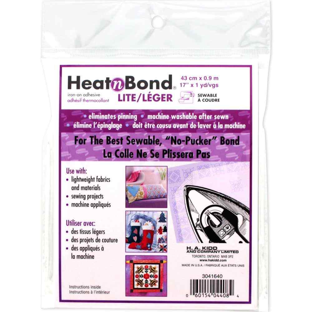 Iron-on Adhesive Lite - 17" x 1yd - Heat'n'Bond